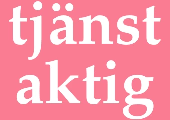 Synonym tjänstaktig