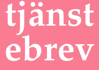 Synonym tjänstebrev