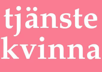 Synonym tjänstekvinna