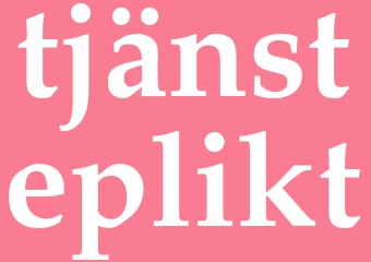 Synonym tjänsteplikt