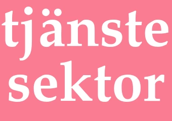 Synonym tjänstesektor