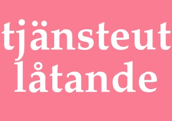 Synonym tjänsteutlåtande