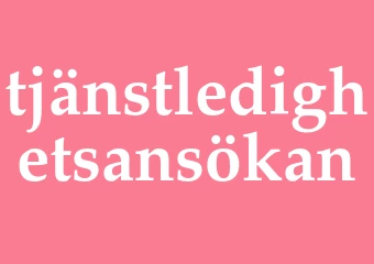 Synonym tjänstledighetsansökan