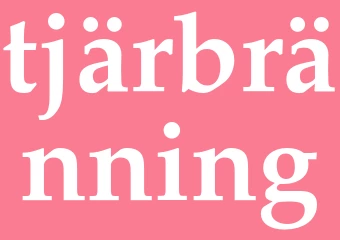 Synonym tjärbränning