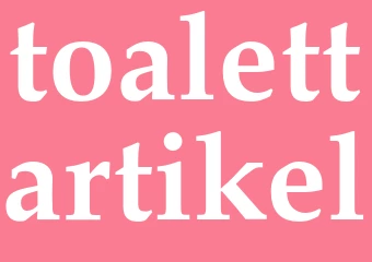 Synonym toalettartikel