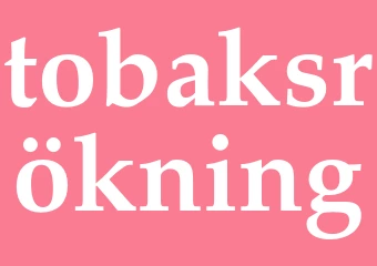 Synonym tobaksrökning