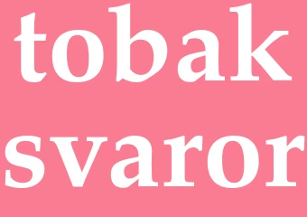 Synonym tobaksvaror