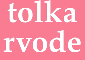 Synonym tolkarvode