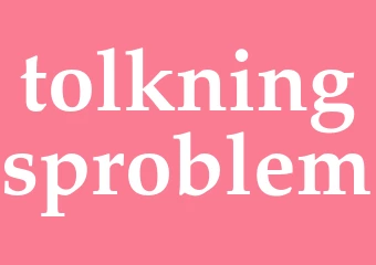 Synonym tolkningsproblem