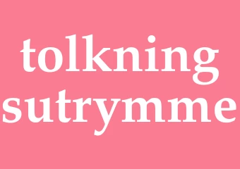 Synonym tolkningsutrymme