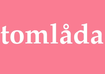 Synonym tomlåda