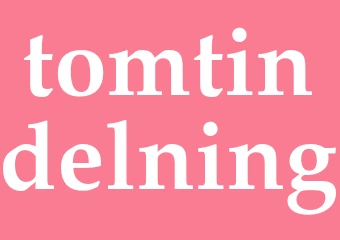 Synonym tomtindelning