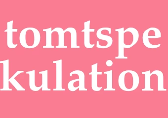 Synonym tomtspekulation