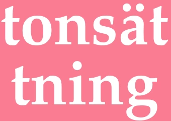 Synonym tonsättning