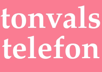 Synonym tonvalstelefon