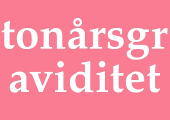 Synonym tonårsgraviditet