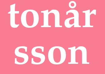 Synonym tonårsson