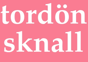 Synonym tordönsknall