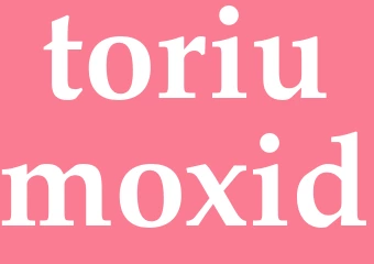 Synonym toriumoxid
