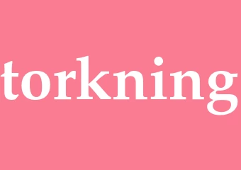 Synonym torkning