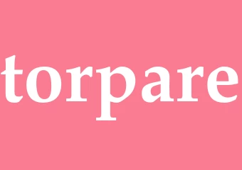 Synonym torpare