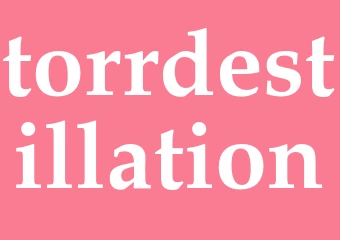 Synonym torrdestillation
