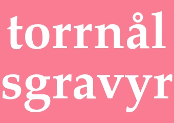 Synonym torrnålsgravyr