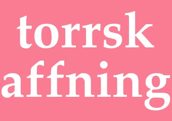 Synonym torrskaffning