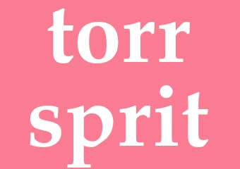 Synonym torrsprit