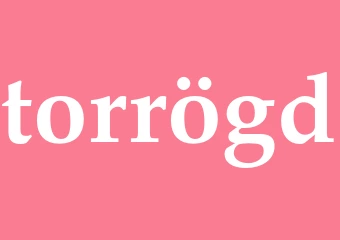 Synonym torrögd