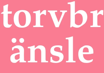 Synonym torvbränsle