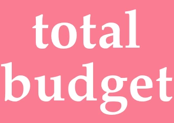 Synonym totalbudget