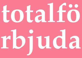 Synonym totalförbjuda