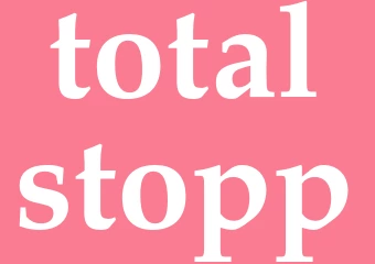 Synonym totalstopp