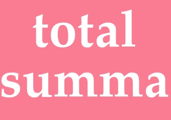 Synonym totalsumma
