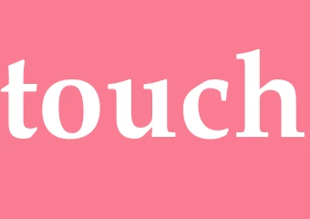 Synonym touch