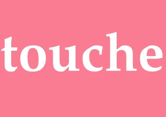 Synonym touche