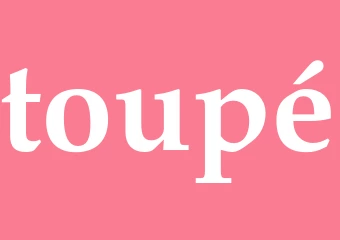 Synonym toupé