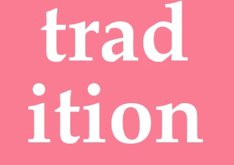 Synonym tradition