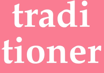Synonym traditioner