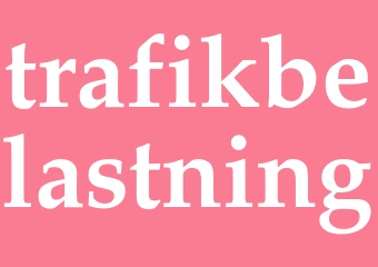 Synonym trafikbelastning