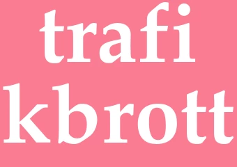 Synonym trafikbrott