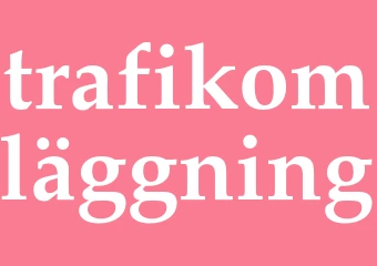 Synonym trafikomläggning
