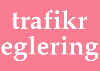 Synonym trafikreglering