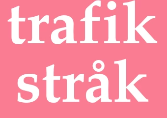 Synonym trafikstråk