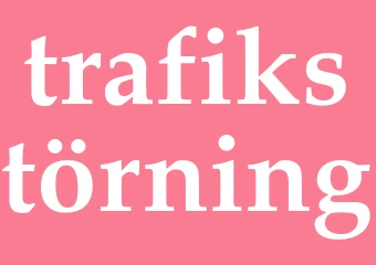 Synonym trafikstörning