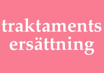 Synonym traktamentsersättning