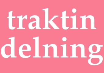 Synonym traktindelning