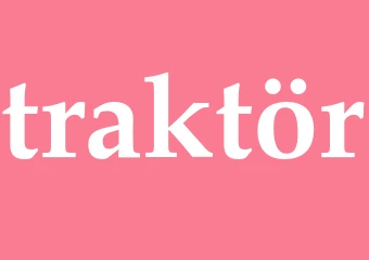Synonym traktör