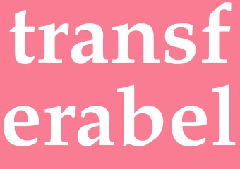 Synonym transferabel